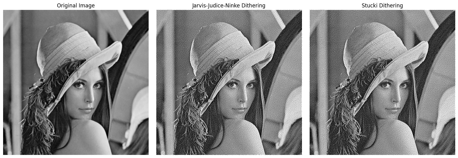 Zoomed in dithering